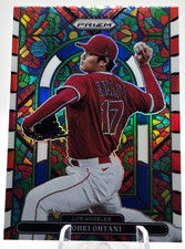 Shohei Ohtani 2022 Panini Prizm - Stained Glass #SG-3 Red White & Blue Prizm