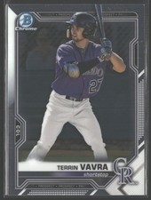 2021 Bowman #BCP-100 Terrin Vavra Chrome Prospects