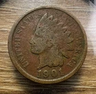 1901 Indian Head Cent - Actual Coin Shown - Free Shipping & Tracking INV#67