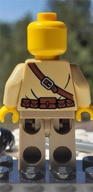 LEGO Jake Raines Minifigure pha009 Pharaoh's Quest w/ Rifle 7325 7327 7305 30091
