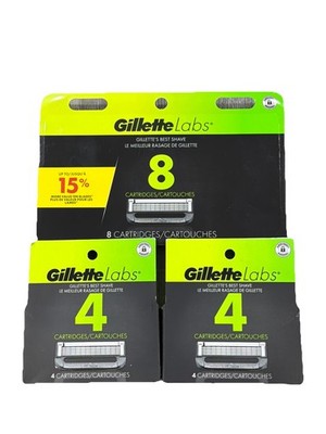 Gillette Labs 16 Blade Refill Replacement Cartridges (16 Total)