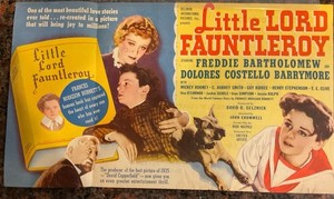 Little Lord Fauntleroy Freddie Bartholomew  Mickey Rooney 1936