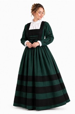 Medieval Renaissance Dress - Historical Landsknecht Cotton Gown & Chemise