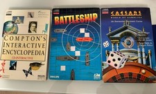 Lot Of 3 CD i Games Philips CD-i, 1991  Encyclopedia, Caesars Battle Ship see