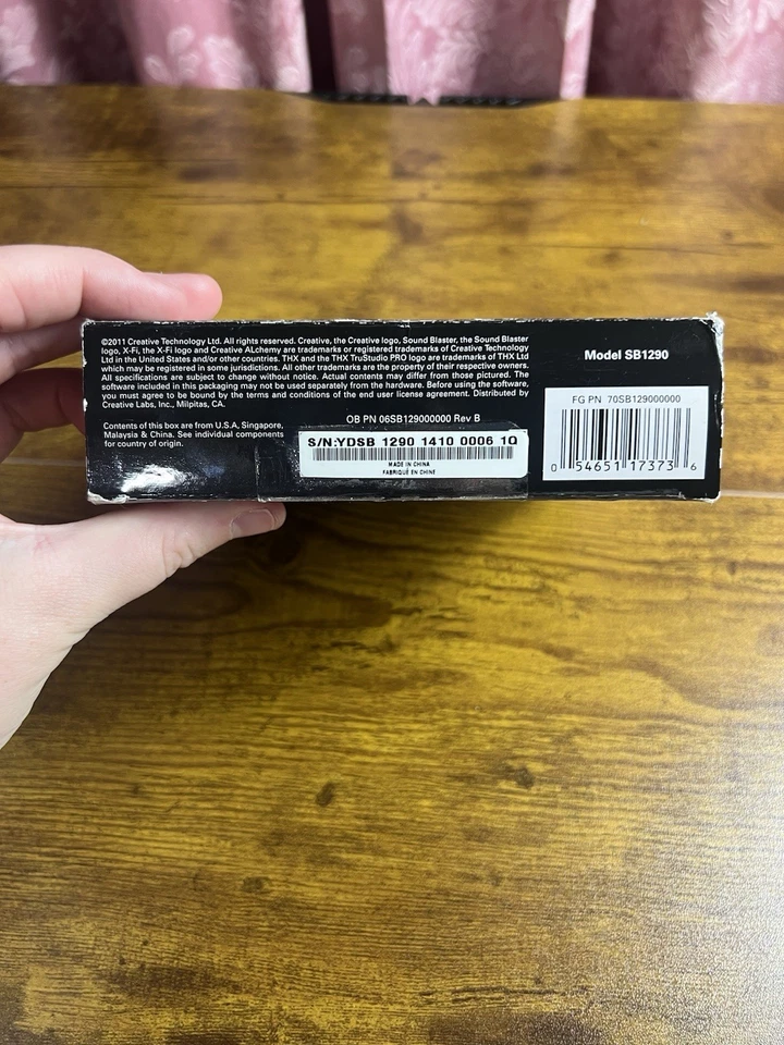 Creative Sound Blaster X-Fi Go! Sistema audio USB professionale SB1290 - Immagine 3 di 4