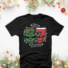 Six Seven T-Shirt 67 Christmas Shirt Unisex Adult Youth Soft Cotton Shirt