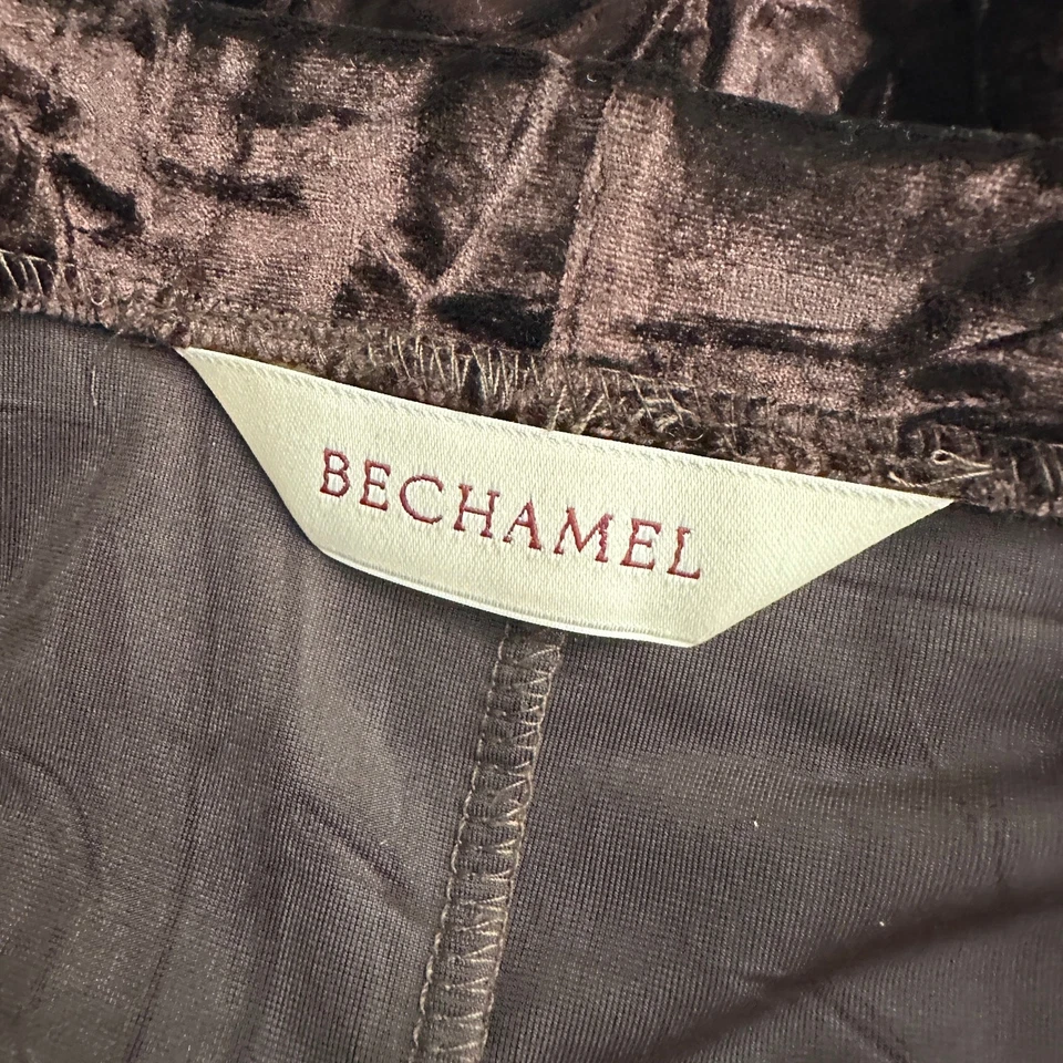 Maxi Falda Bechamel Mujer Marrón Terciopelo Aplastado Talla M Caprichoso Boho Romántico Foto 3 de 4