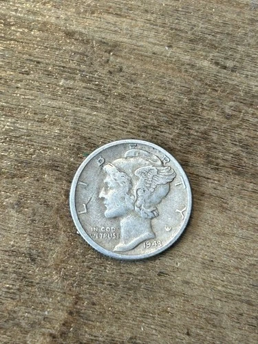 1943S Mercury Dime XF