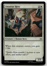 Amateur Hero #1 (Foil) (NM) Spider-Man SPE Magic MTG