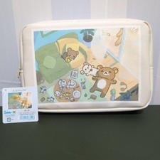 SanX Rilakkuma Pouch Used, Fabric Bag,