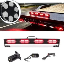 Wireless Led Light Bar 23 Traffic Advisor 7-pin For 12v Tow Stick Truck Pickup