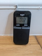 Bush PR-50 Personal Portable FM Radio 1319-1 Black Tested & Working