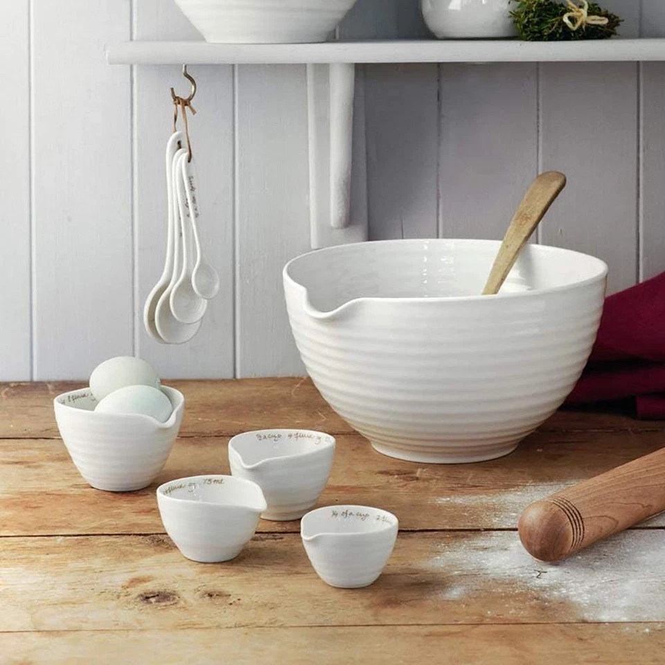 Portmeirion Sophie Conran White Measuring Cups, Set of 4 - Image 3 of 3