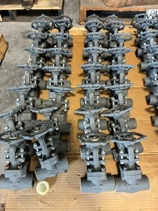 Lot of (32) DV 1" 800# Forged Steel Threaded A105 Gate Valves