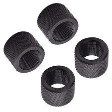 4 Pack Thread Protector 1/2 x 28 for 22LR .223  5.56 Black