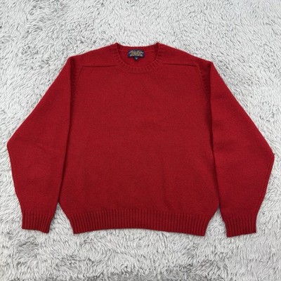 90s Old Wool Sweaters Brooks Brothers Sweater Men's XL Red VTG 90s
