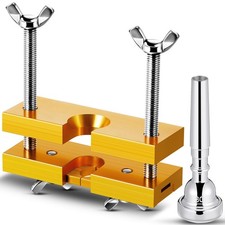 2 Pcs Trumpet Mouthpiece Puller with 3C Trumpet Mouthpiece SilverRemover Adju...