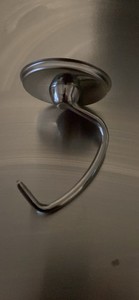 Stainless Steel Reusable Dough Hook Mixer Attachment for Stand Mixer Silver