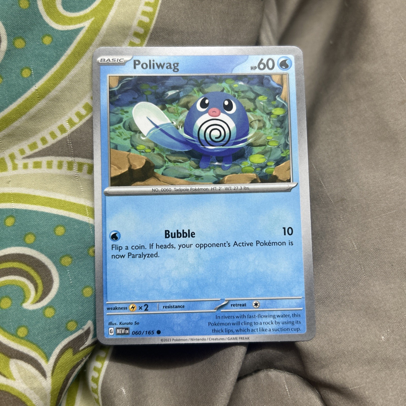 Poliwag Pokemon Card