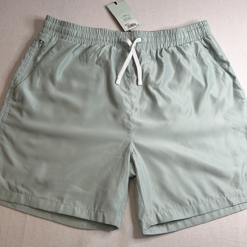 Maison Article x Shoe Palace Premium Essentials Solid Green Hybrid Shorts L