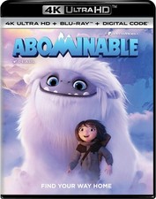 Abominable 4K UHD Blu-ray Albert Tsai NEW