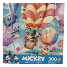 New Disney Mickey  Friends 300 Piece Jigsaw Puzzle Oversized