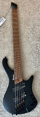 Ibanez EHB1005MSBKF Headless Multi Scale 5-String Bass - Black Flat