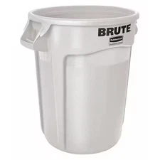 Rubbermaid Commercial Fg263200wht Brute 32 Gal Round Heavy Duty Plastic Can,