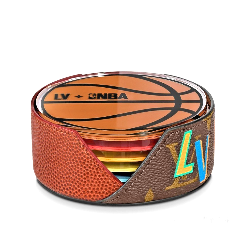 Louis Vuitton LV x NBA Coasters Gift Set Basketball Monogram