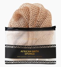 African Net Sponge Authentic - Exfoliating 1 Count Pack of 1 , Champagne