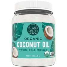 Island Fresh Organic Coconut Oil, Extra Virgin, 54 Fl Oz Pack of 1