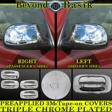2001-2006 SILVERADO Chrome 4 Door Handle COVERS NoPSK+Gas Door+Mirrors+Tailgate