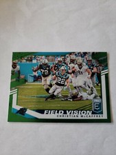 2020 Donruss Elite Field Vision Green Christian Mccaffrey 