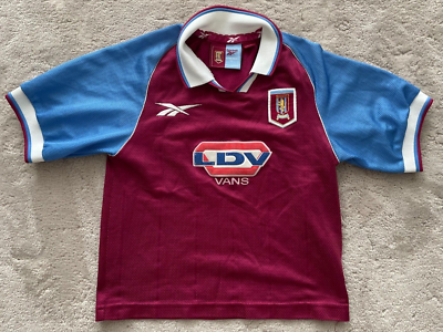 1999アストンヴィラ ユニフォーム　リーボック Aston Villa 1999 2000 Reebok AST vintage home shirt jersey