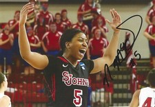 NADIRAH MCKENITH Signed 8.5x 11 Photo Signed REPRINT Basketball WNBA St. Johns