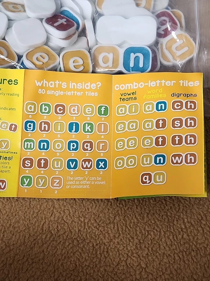My First Bananagrams Word Tile Game Young Reading Skills Letters Educational 4+ - Image 2 of 3