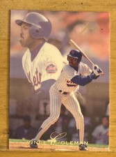 1993 Fleer Flair Vince Coleman Baseball Card #90 Mets High Grade NM