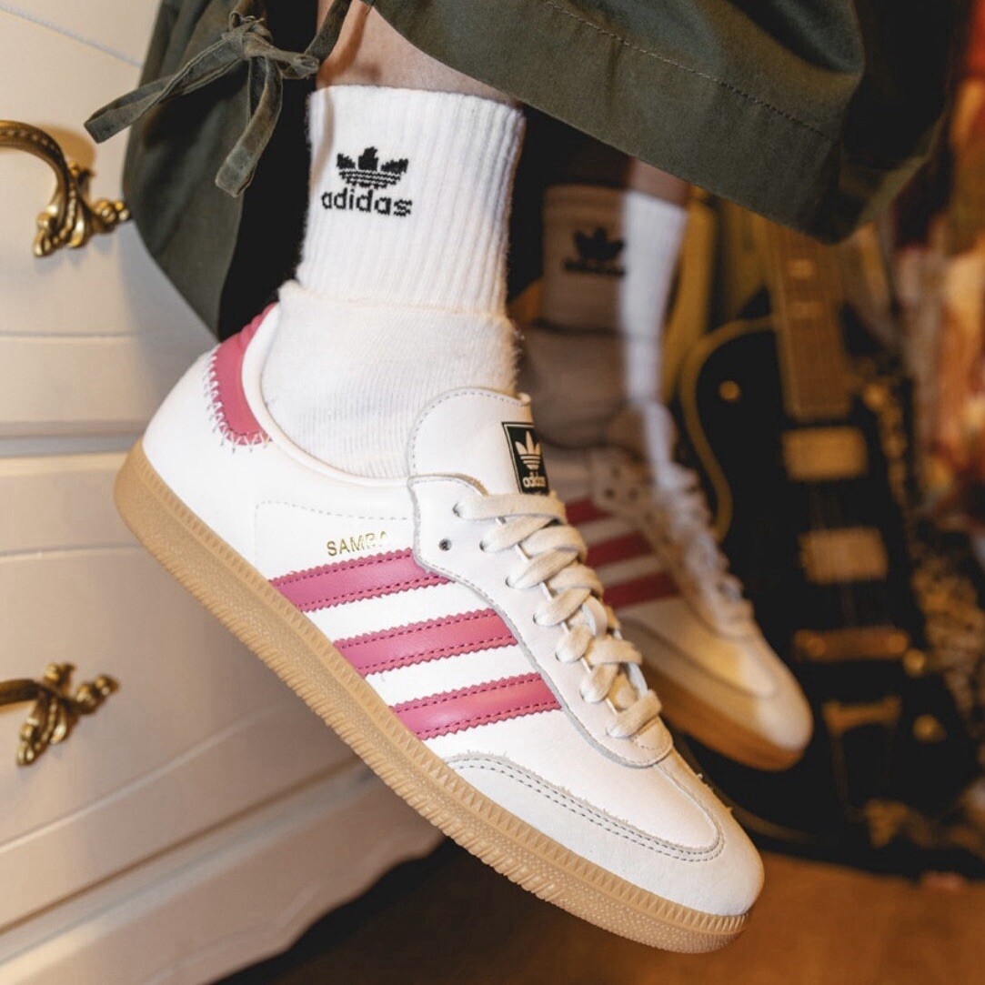 Size 7 - Adidas Samba OG White Rose W for sale online | eBay