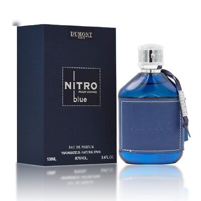 Dumont Nitro Blue 3.4 Oz Eau De Parfum Spray For Men