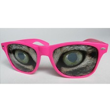 "Meowz" - Unique Novelty Fun Glasses with Eyes from WeyesEyes.com