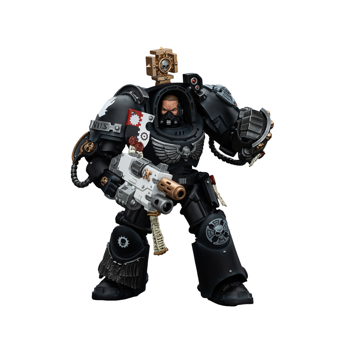 HiPlay JOYTOY Warhammer 40K – Iron Hands Captain In Terminator Armour (JT5116) – Action Figure 1/18 – 14 Cm