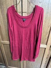 Express Red Lightweight Sweater Dress Size Medium