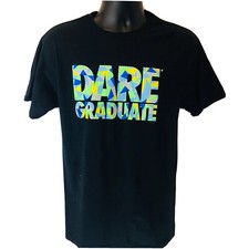 Mens M DARE Graduate Neon Digital Classic Print Tee T Shirt Fruit Of The Loom