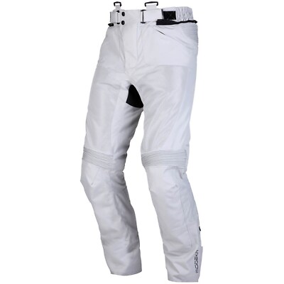 Modeka Herren Motorrad Hose Veo Air - Sommer Textil Hose hellgrau Gr. 5XL