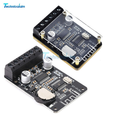 DC 12V/24V 10/15/20W High Power Digital Stereo Bluetooth Amplifier Module + Case
