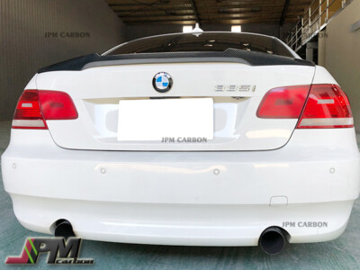 M4 Style Trunk Lip Spoiler Carbon Fiber  2007-2013 E92 328i 335i M3 Coupe CF
