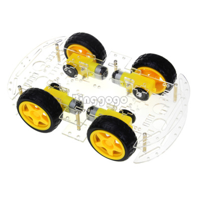 4WD Robot Smart Car Chassis Kits car with Speed Encoder for Arduino