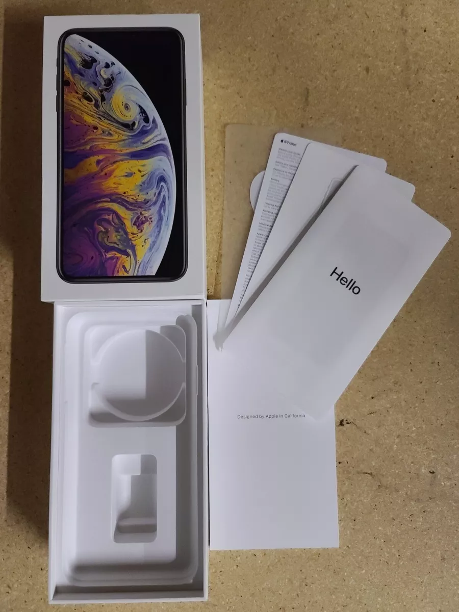 Apple iPhone XS Max - 256GB - Silver (BOX ONLY) 190198786333 | eBay