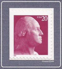 Scott #3482 George Washington 20c (Self-Adhesive Booklet Single) 2001 Mint NH