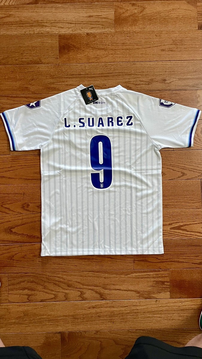 LUIS SUAREZ # 9 JERSEY URUGUAY NATIONAL TEAM COPA AMERICA 15 & 4